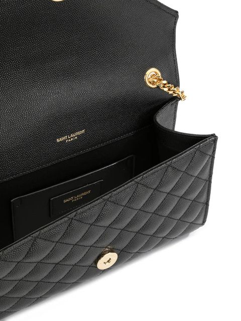 Saint Laurent small Envelope crossbody bag - Black
