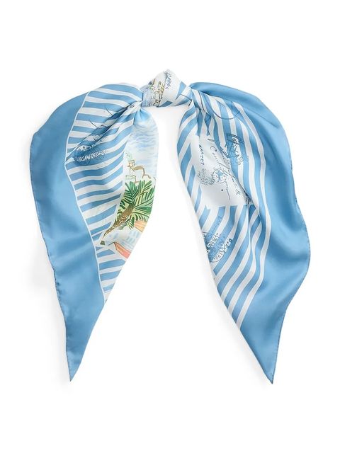 Lauren Ralph Lauren szalik damski jedwabny - zdjęcie produktu nr 2
