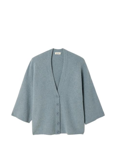 American Vintage Damsville V-neck cardigan - Blue - zdjęcie produktu nr 1