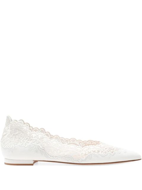 Gianvito Rossi Evie ballerina shoes - White - zdjęcie produktu nr 1