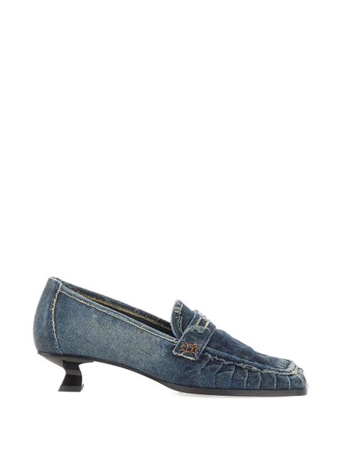 Diesel D-Amber logo-embellishment pumps - Blue - zdjęcie produktu nr 1