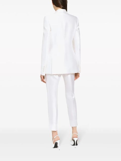 Dolce & Gabbana Turlington single-breasted silk blazer - White - zdjęcie produktu nr 2