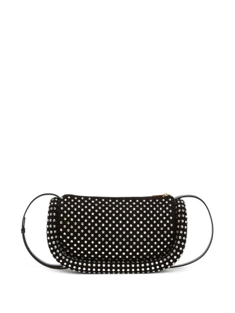 JW Anderson Bumper-12 crystal-embellished crossbody bag - Black - zdjęcie produktu nr 1