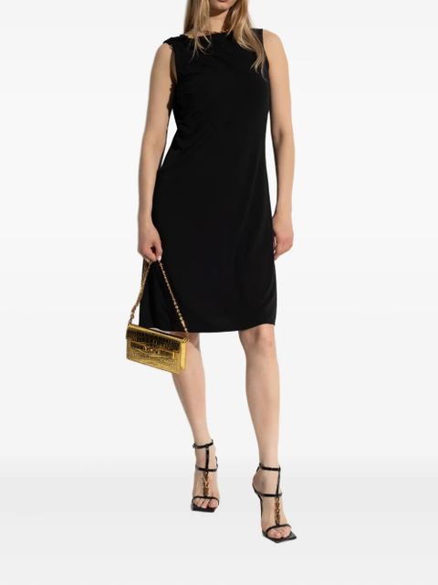 Versace ruched mini dress - Black