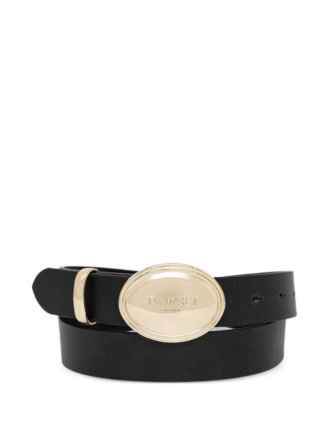 TWINSET oval-buckle belt - Black - zdjęcie produktu nr 1