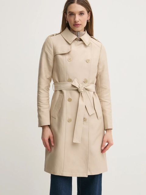 Morgan trencz GSELAM damski kolor beżowy przejściowy GSELAM - zdjęcie produktu nr 1