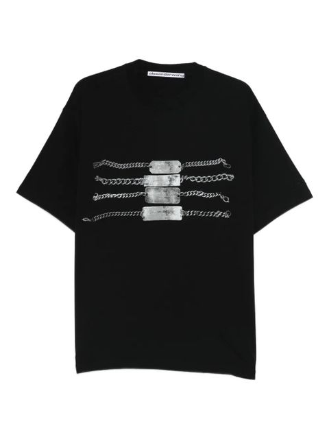 Alexander Wang crew-neck T-shirt - Black - zdjęcie produktu nr 1