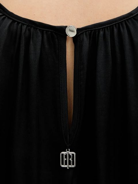 Fracomina bluzka z domieszką jedwabiu