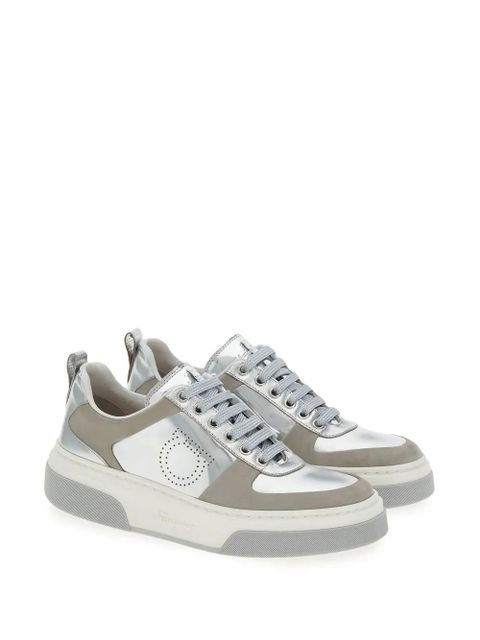 Ferragamo Gancini leather sneakers - Grey - zdjęcie produktu nr 2