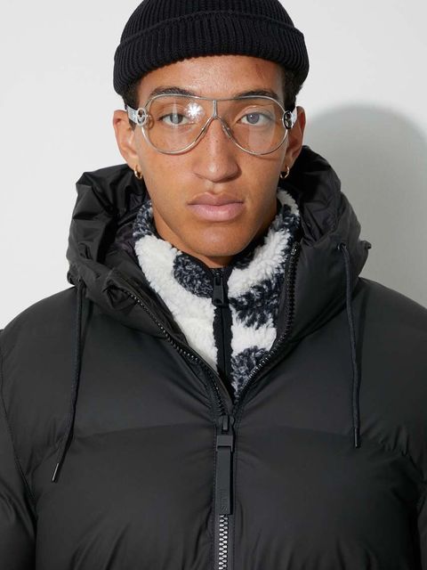 Rains kurtka 15120 Jackets kolor czarny zimowa