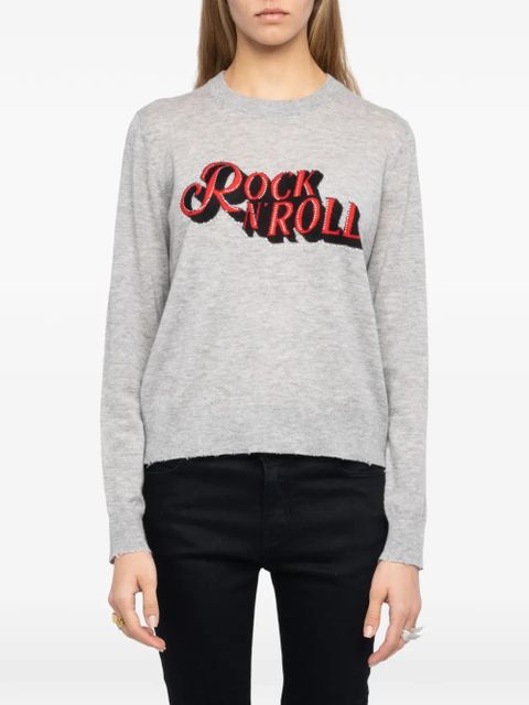 Zadig&Voltaire embellished sweater - Grey