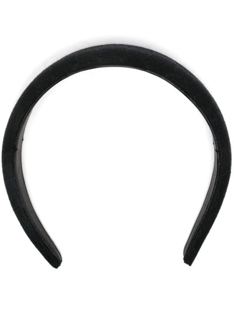 Gucci GG canvas head band - Black