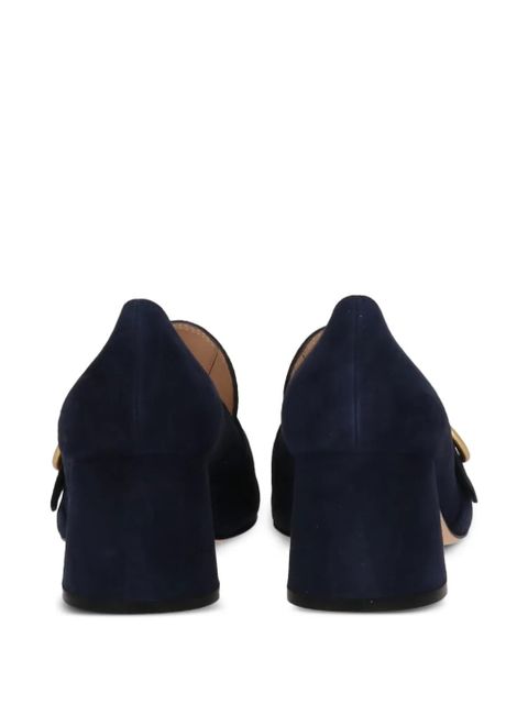 Gianvito Rossi Camden buckle-detail loafers - Blue