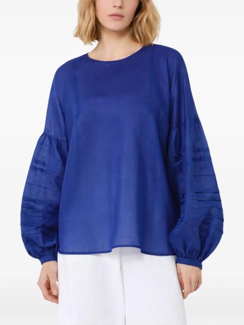 Max Mara Mstpaese bishop-sleeve blouse - Blue - zdjęcie produktu nr 2