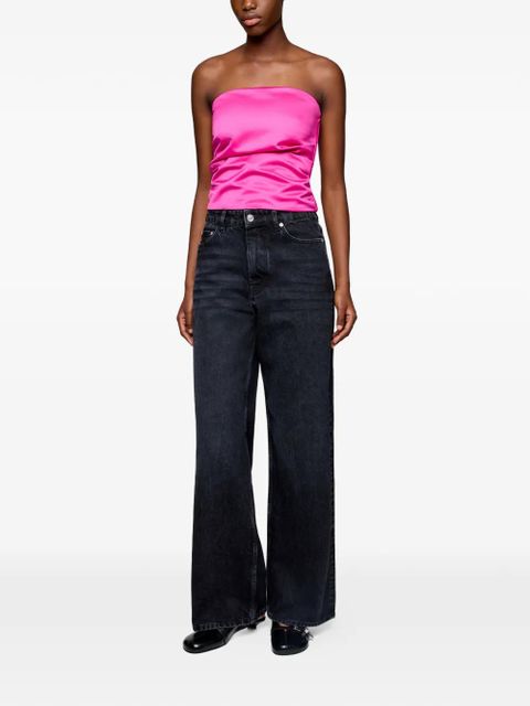 GANNI ruched bandeau top - Pink - zdjęcie produktu nr 2