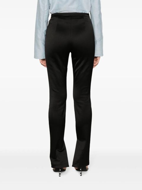 Alexander Wang stretch-satin tailored legging - Black
