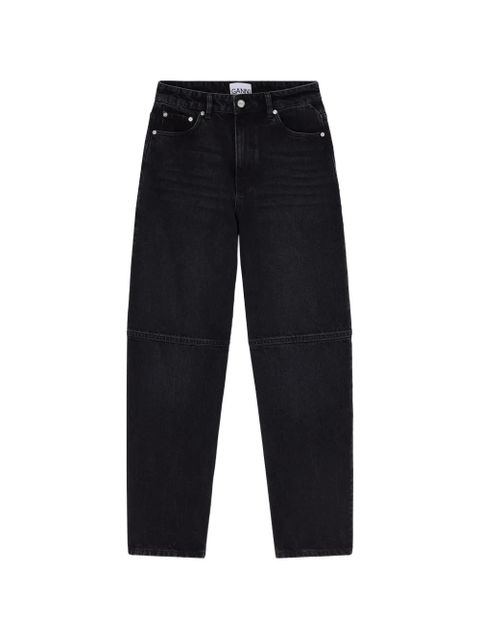 GANNI Stary panelled jeans - Black - zdjęcie produktu nr 1