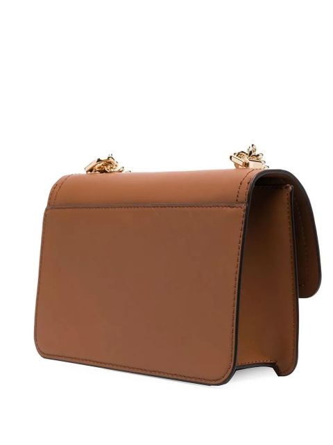 Michael Kors logo plaque shoulder bag - Brown