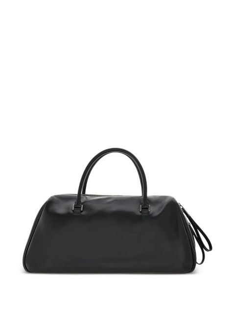 Ferragamo medium leather flap-pockets tote bag - Black - zdjęcie produktu nr 2