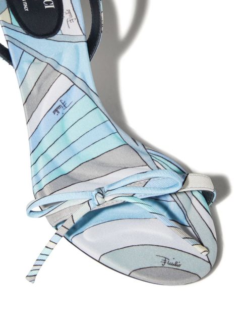 PUCCI Iride-print sandals - Blue - zdjęcie produktu nr 2