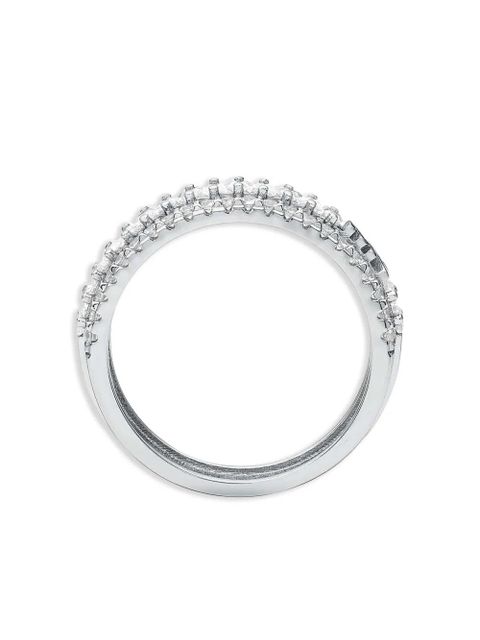 Michael Kors logo-plaque ring - Silver