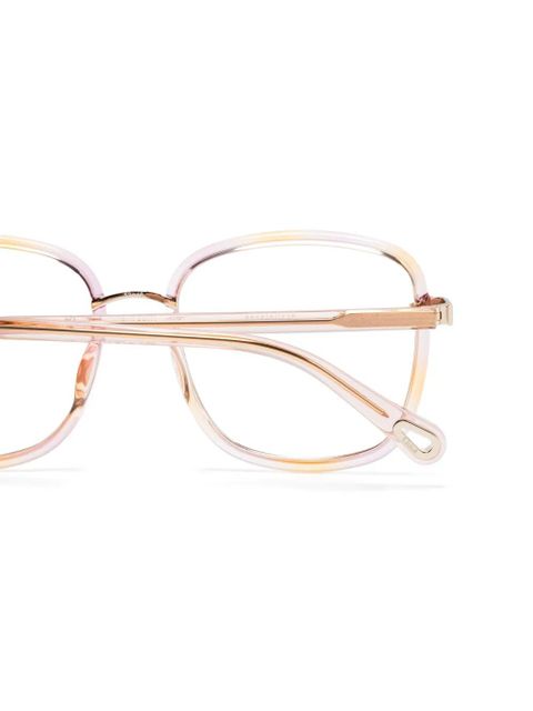 Chloé Eyewear square-frame glasses - Gold