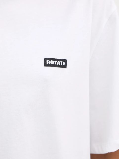 Rotate t-shirt bawełniany damski kolor biały 115282400