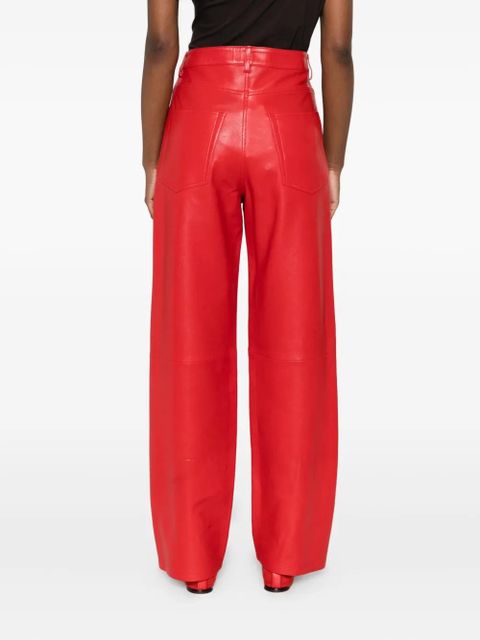 Róhe lambskin pants - Red - zdjęcie produktu nr 2