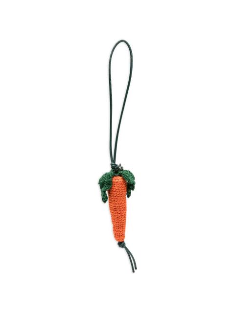 JW Anderson crocheted-carrot charm - Orange - zdjęcie produktu nr 1