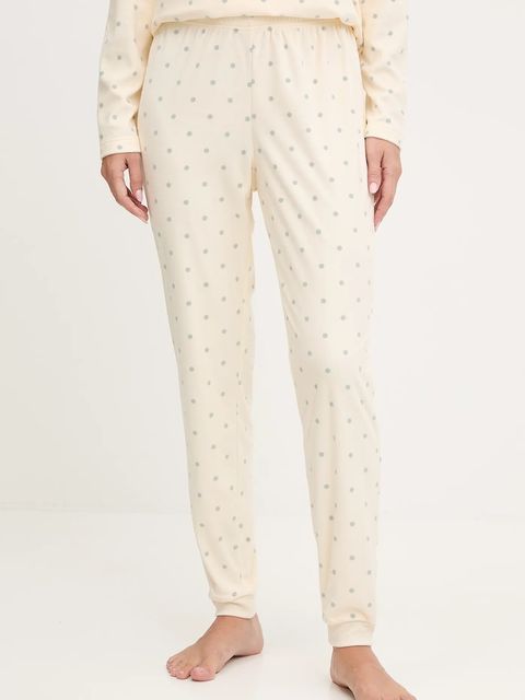 United Colors of Benetton piżama damska kolor beżowy 31UX3P046