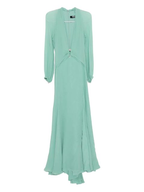 Versace silk georgette gown - Green - zdjęcie produktu nr 1