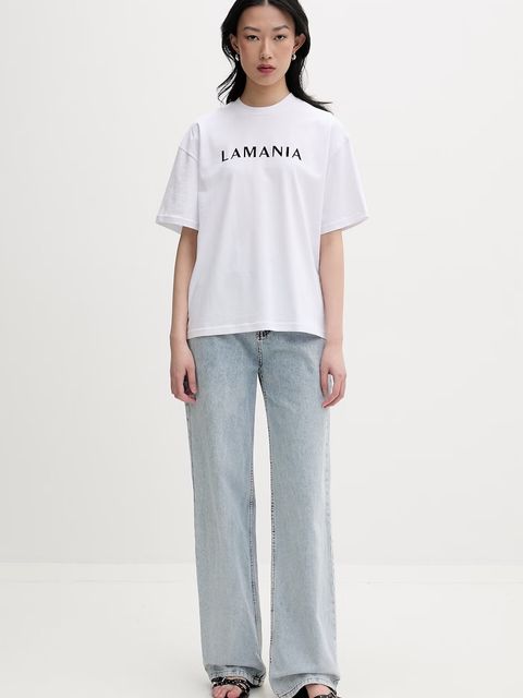 La Mania T-shirt damski bawełniany CHUCK - zdjęcie produktu nr 1