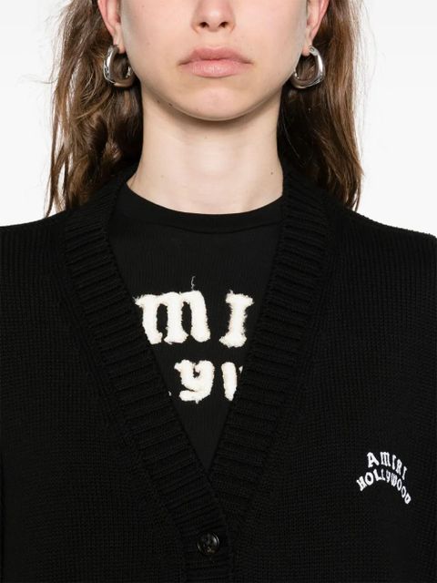 AMIRI cotton cardigan - Black