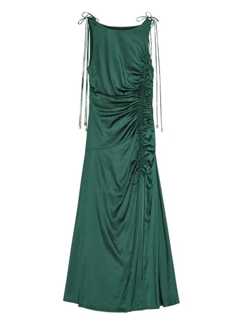 GANNI satin dress - Green - zdjęcie produktu nr 1