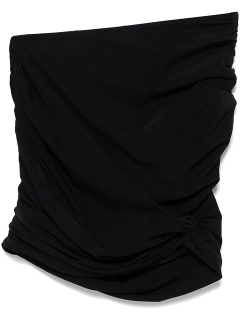 Magda Butrym draped mini skirt - Black - zdjęcie produktu nr 1