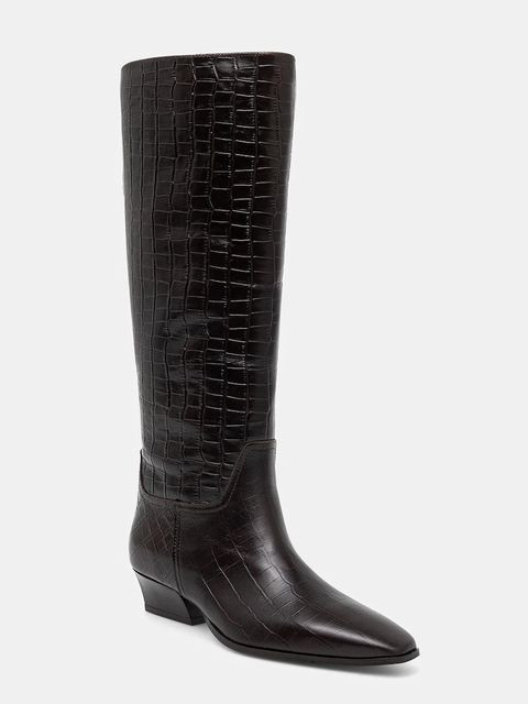 Gant kozaki skórzane Bassotte kolor brązowy na słupku 31581075 - zdjęcie produktu nr 1