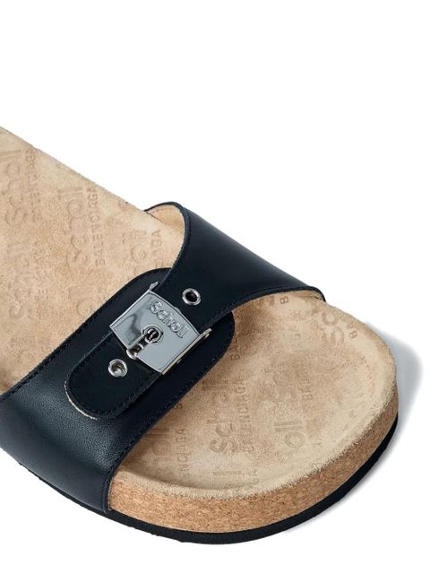 Balenciaga x Scholl flat sandals - Black