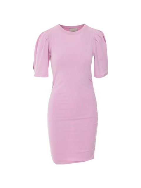 MARANT ÉTOILE Mylda balloon-sleeve crew-neck midi dress - Pink - zdjęcie produktu nr 1