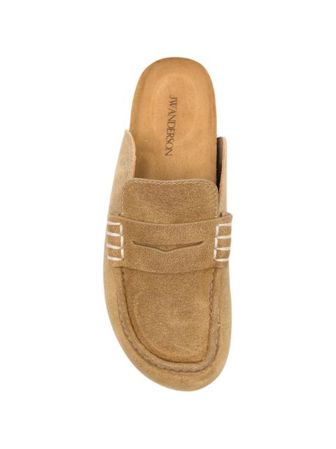 JW Anderson Stitch Detail Loafers - Neutrals
