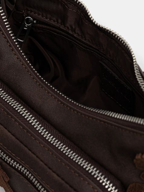 Desigual torebka STENCIL FLOWER ME kolor brązowy 25WAXPB9