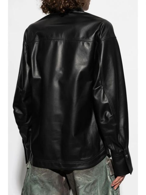 The Attico embroidered shirt - Black