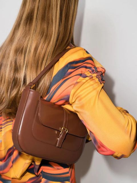 BY FAR Miranda leather shoulder bag - Brown - zdjęcie produktu nr 2