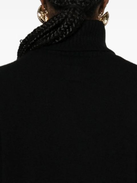 TOTEME roll-neck cashmere sweater - Black
