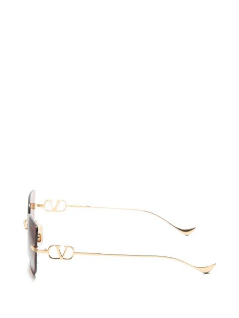 VALENTINO GARAVANI EYEWEAR geometric metal eyewear - Gold