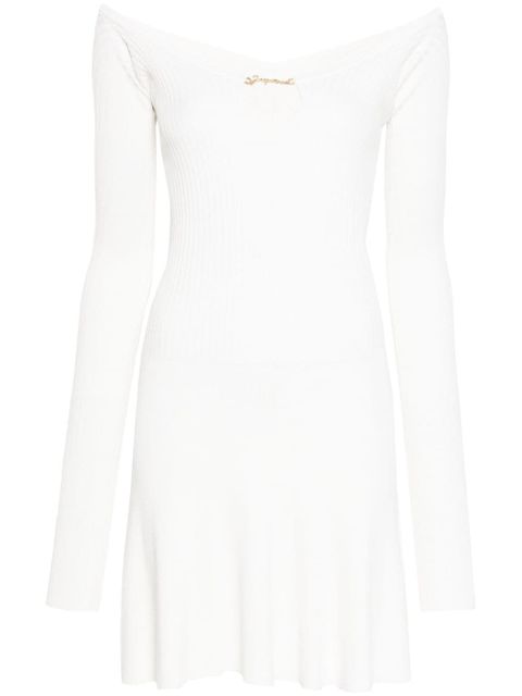 Jacquemus La Robe ribbed minidress - White - zdjęcie produktu nr 1
