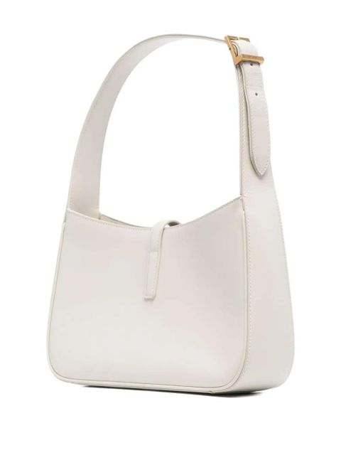Saint Laurent Le 5 à 7 leather shoulder bag - White - zdjęcie produktu nr 2