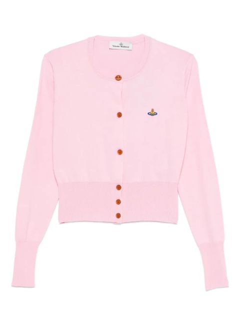 Vivienne Westwood Bea orb-embellished button cardigan - Pink - zdjęcie produktu nr 1