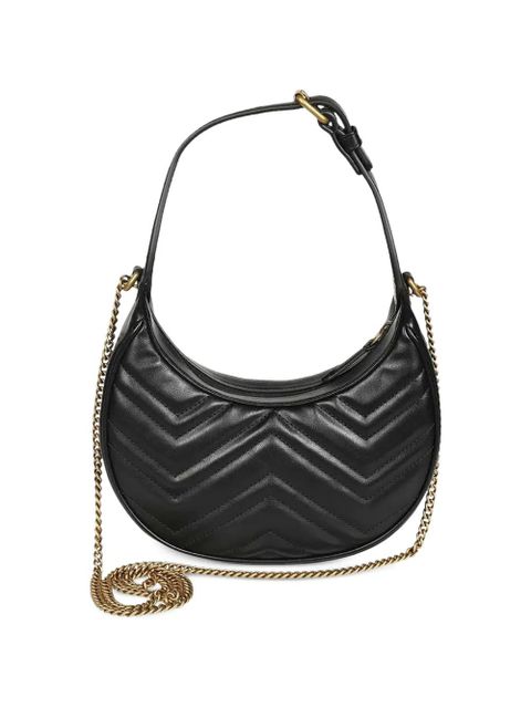 Gucci small GG Marmont leather shoulder bag - Black - zdjęcie produktu nr 2