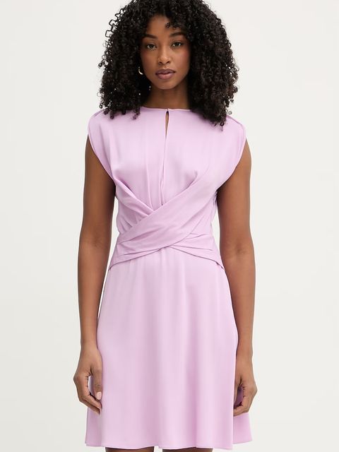 BOSS sukienka z wiskozą Devari - zdjęcie produktu nr 2