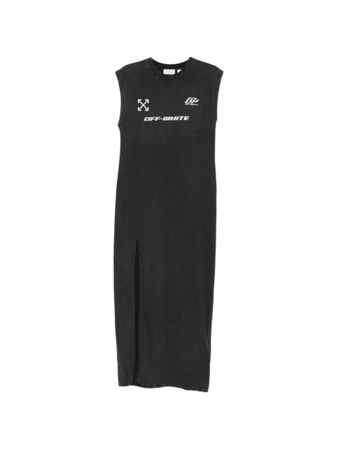 Off-White printed maxi dress - Black - zdjęcie produktu nr 1